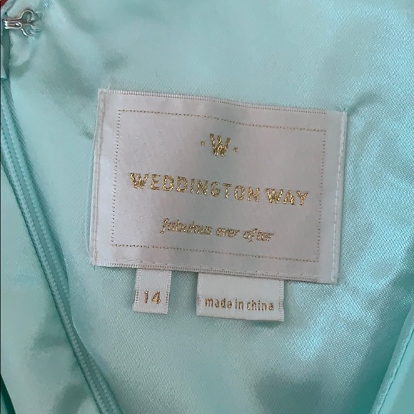 Mint Formal gown/bridesmaid dress - Picture 4 of 5